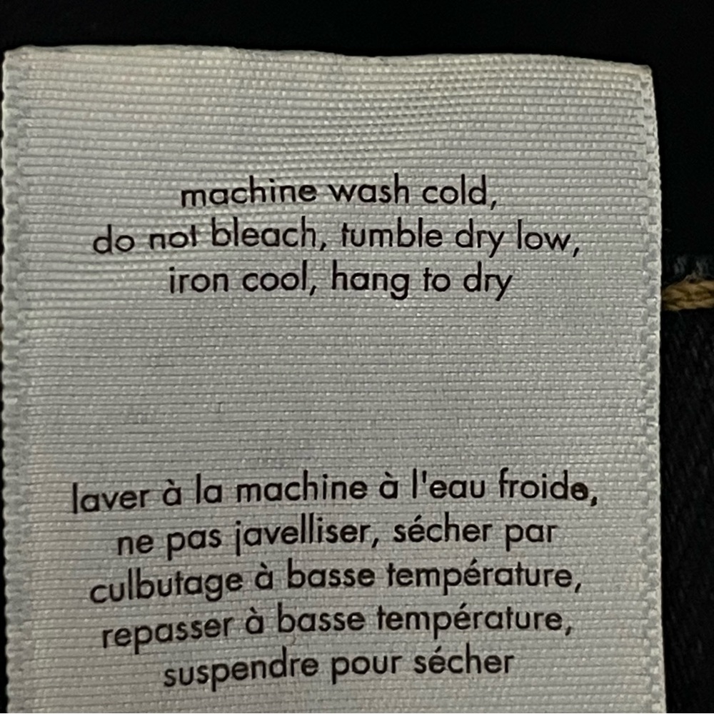 WE WORE WHAT NWT THE DANIELLE JEAN HIGH RISE VINTAGE STRAIGHT LEG DARK WASH 25 - Picture 10 of 10